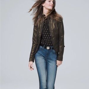 White House Black Market Metallic Jacket